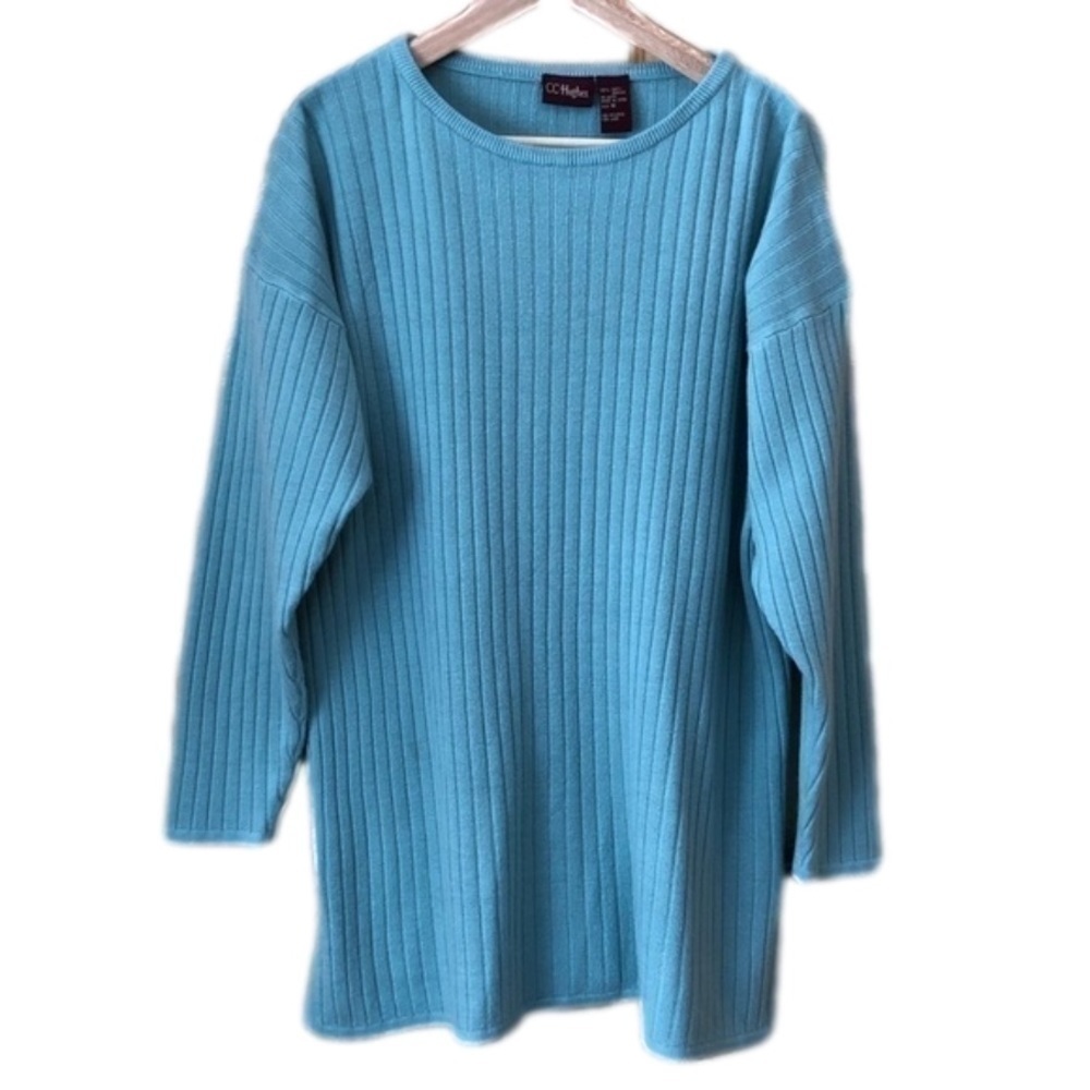 Vintage C.C. Hughes oversized soft ribbed knit sweater size medium